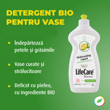 Detergent BIO pentru vase, cu ulei esențial de lemongrass