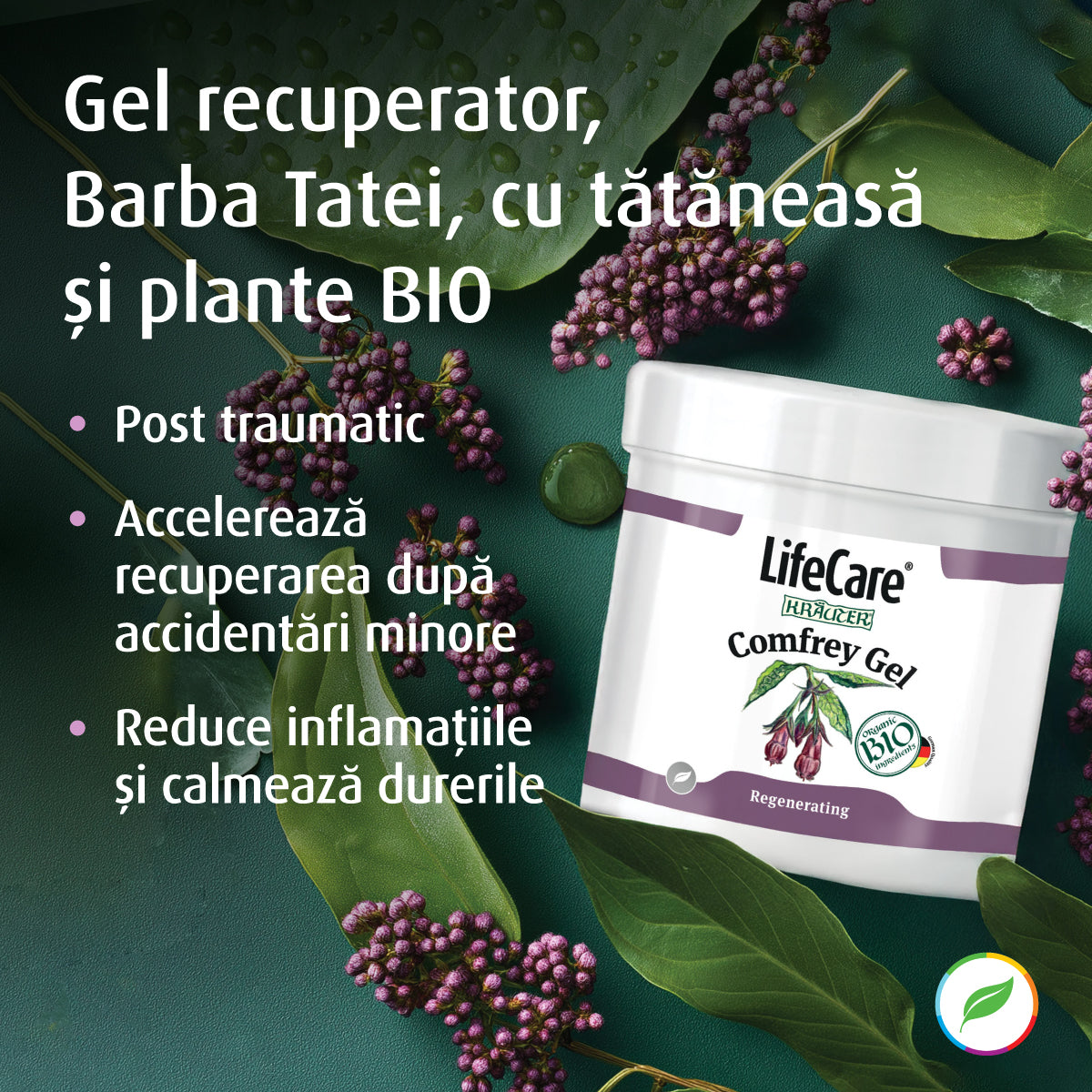 Gel recuperator, Barba Tatei, cu tătăneasă și plante BIO