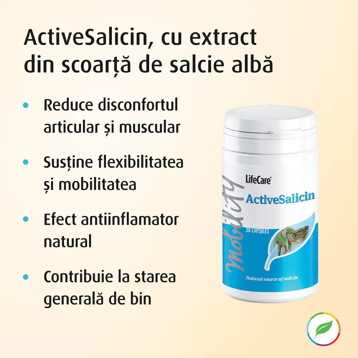 ActiveSalicin, with white willow bark extract