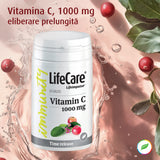 Vitamina C 1000 mgm cu eliberare prelungită, protecție zilnică pentru imunitate