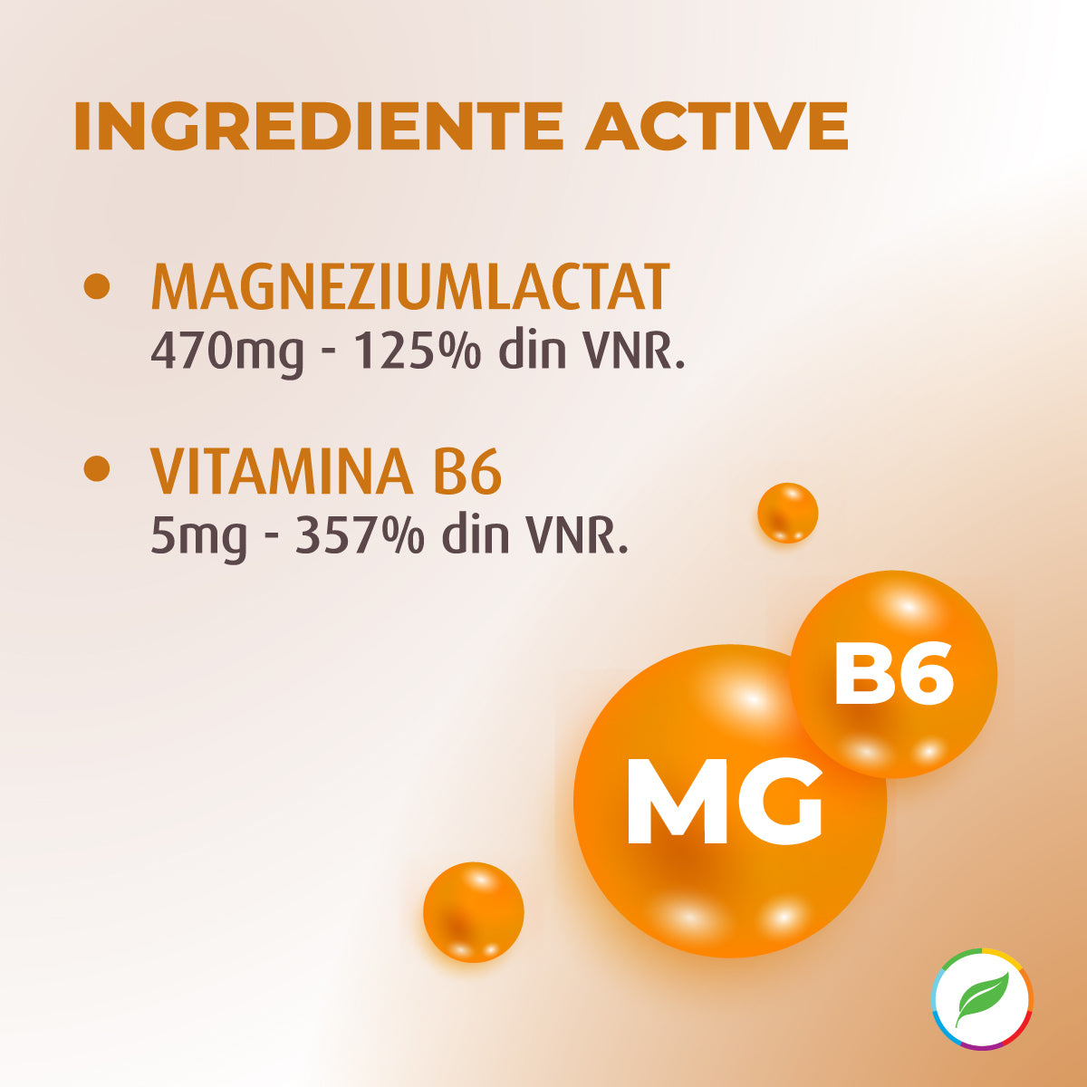 MagneBeHappy, cu magneziu și vitamina B6