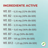 B Magnific, complex de vitamina B1, B2, B3, B5, B6, B12