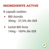 FerVit, cu acerola BIO, pe bază de lactat BIO feros