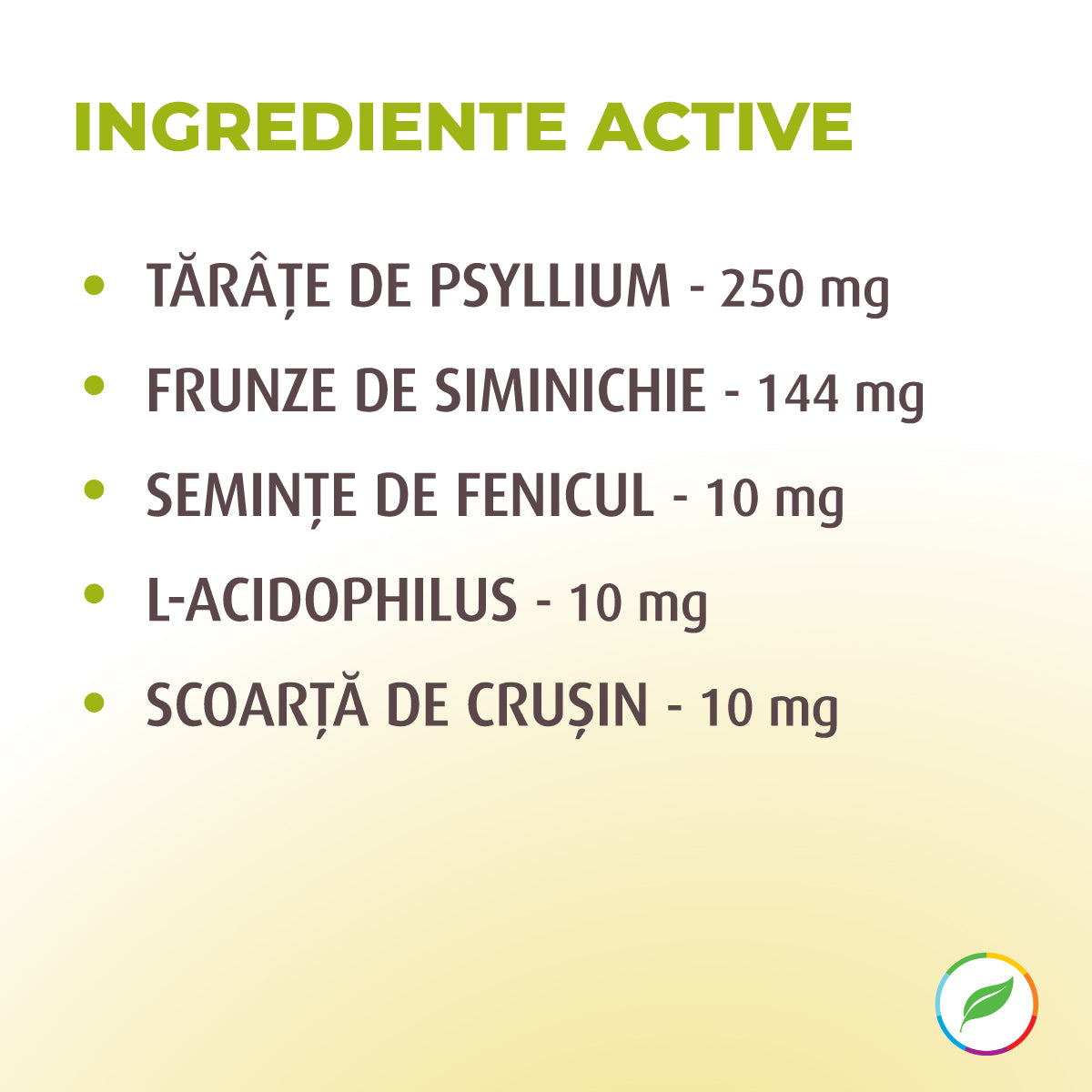 Super Colon Cleanse, cu tărâțe BIO de Psyllium