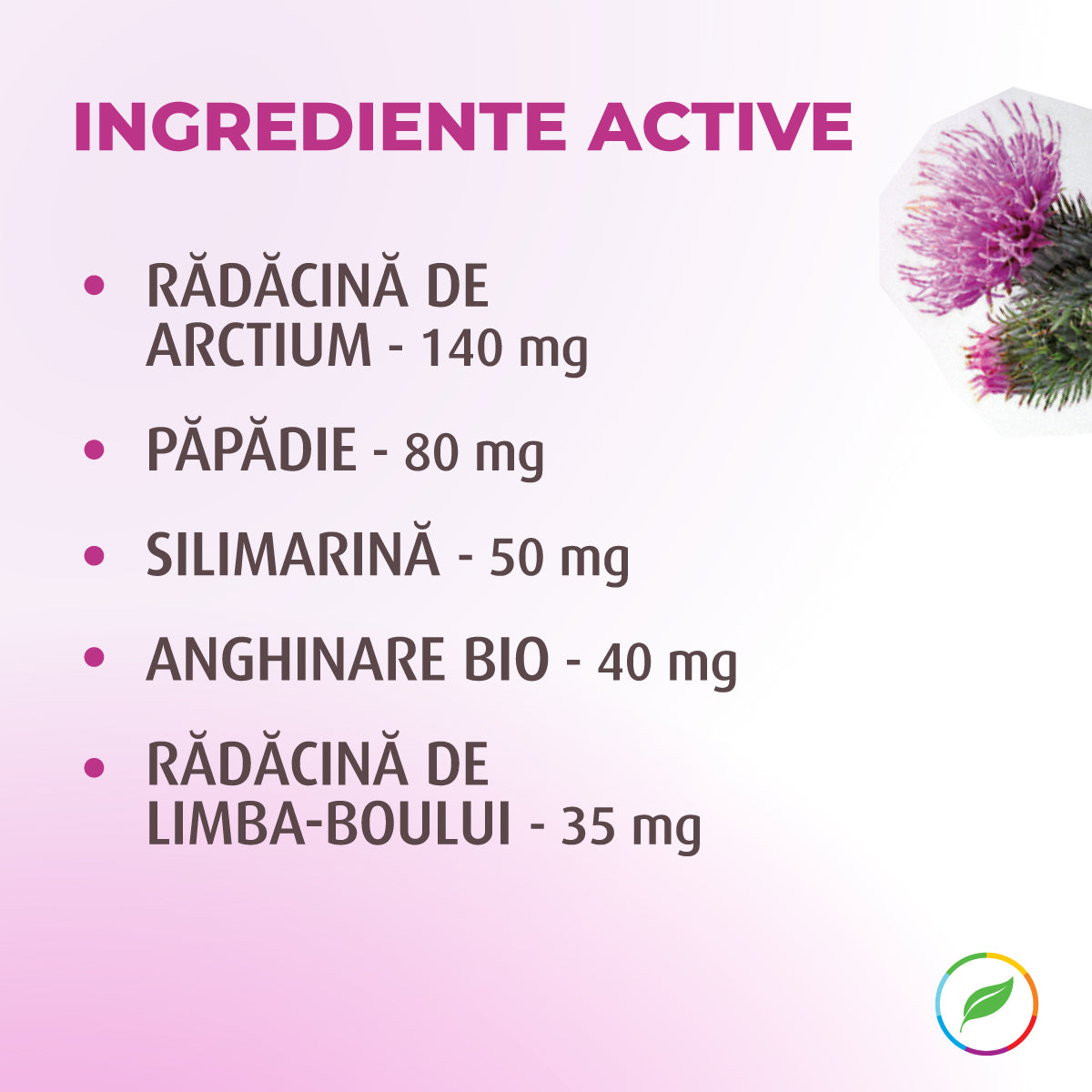 Smokers Aid Detox, cu rădăcină de arctium și anghinare BIO