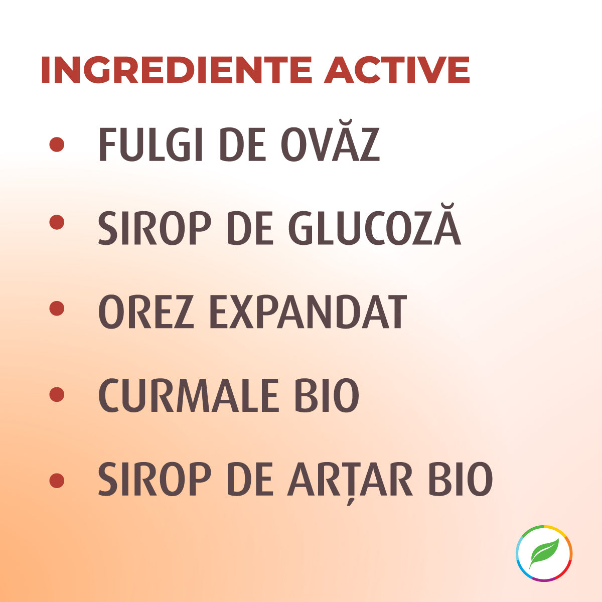 Baton Ecologic cu cereale, sirop de arțar și curmale