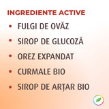 Baton Ecologic cu cereale, sirop de arțar și curmale