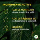 Săpun lichid, cu mușetel și gălbenele BIO