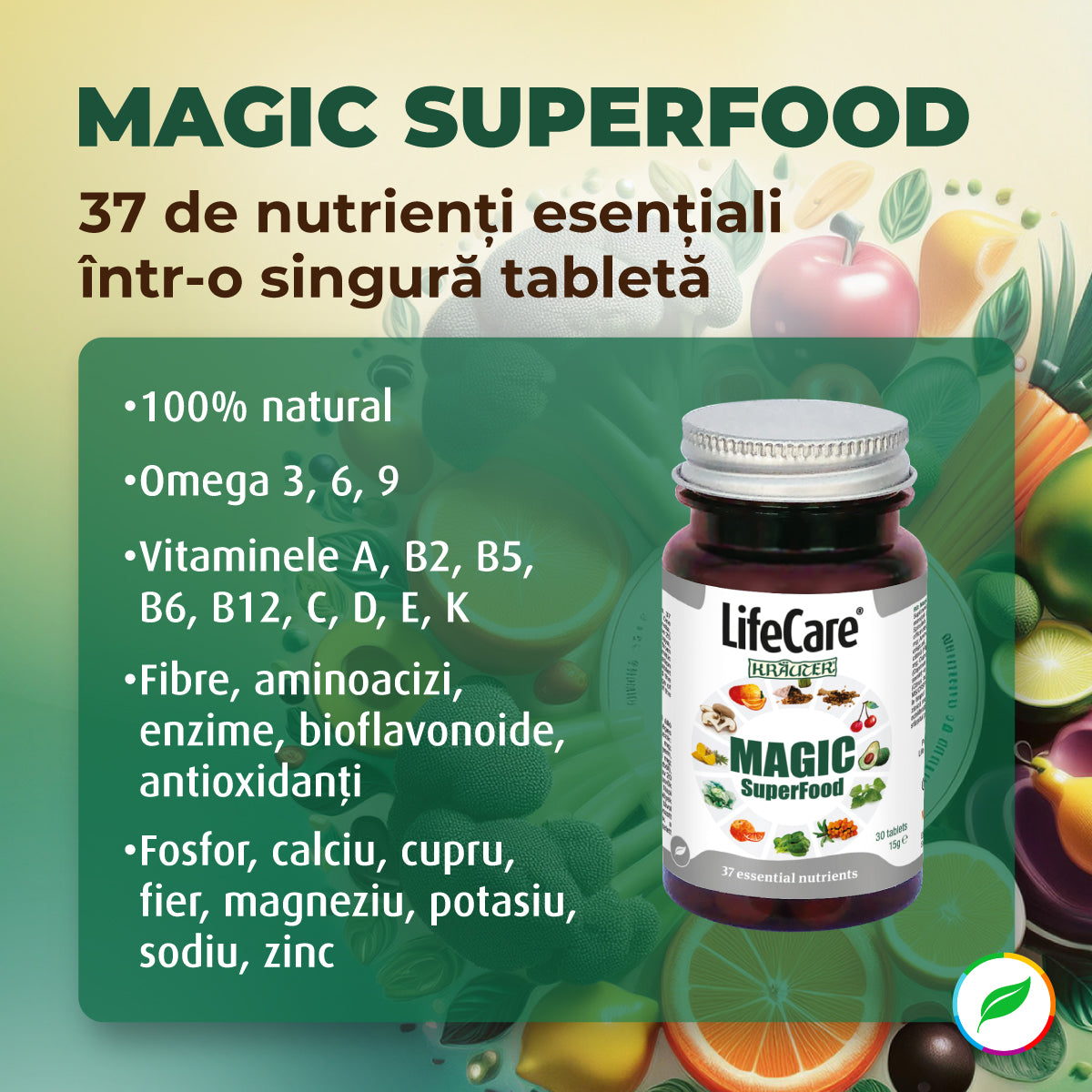 Magic SuperFood cu 37 de nutrienți esențiali