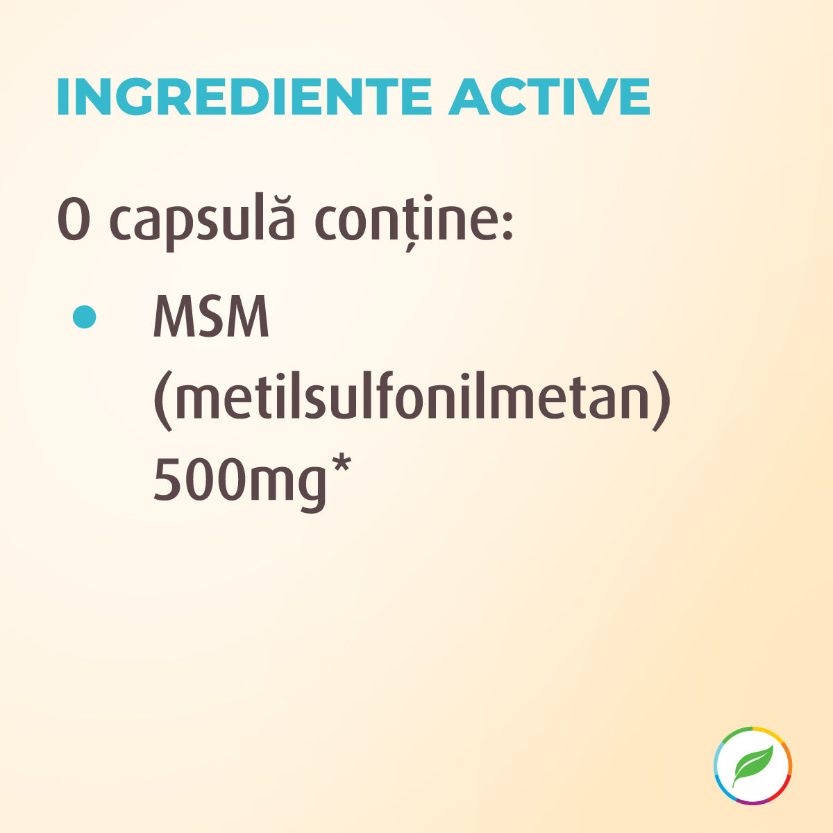 MSM Power pentru relaxarea musculaturii