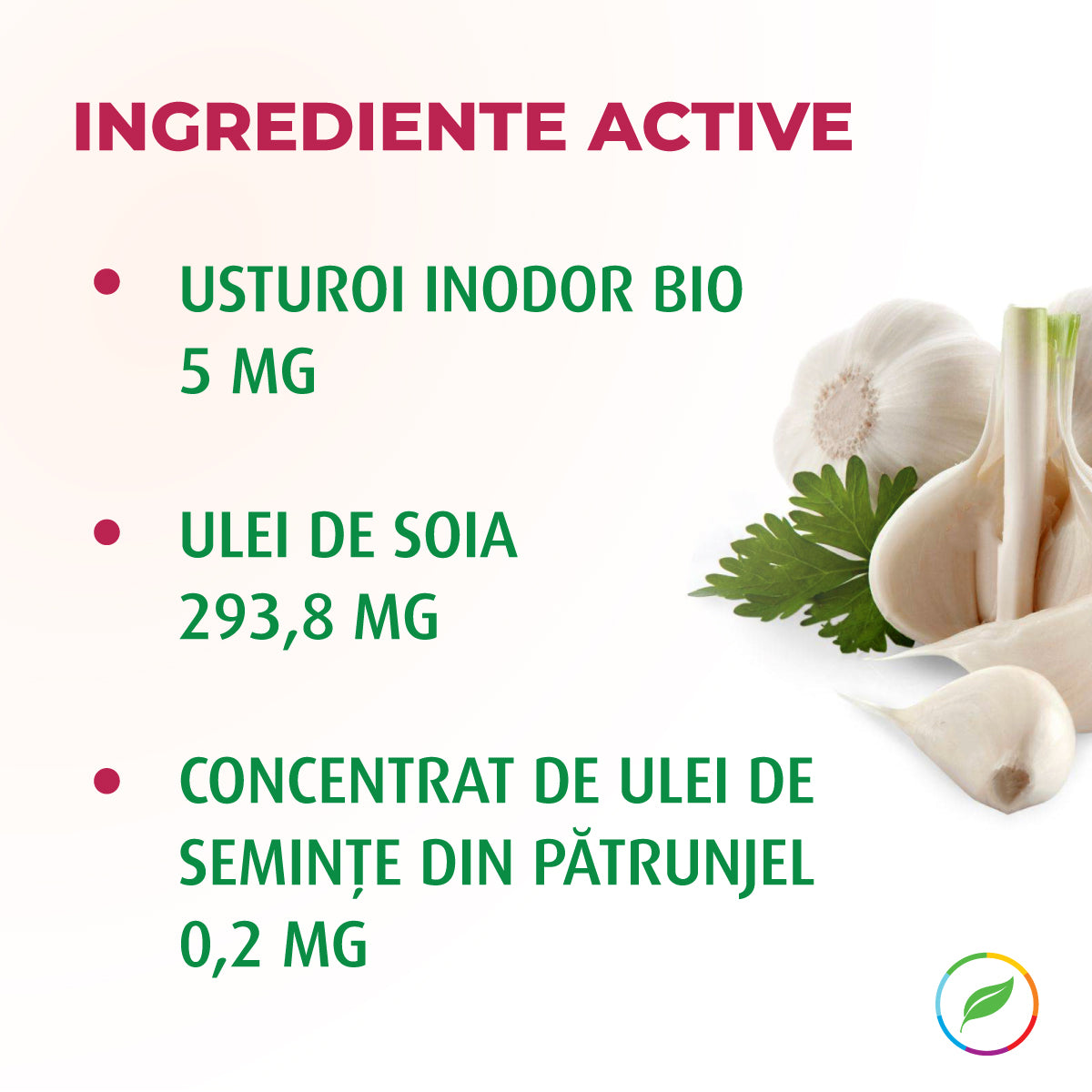 Garlic and Parsley, susține sănătatea cardiovasculară