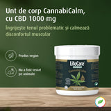 Unt de corp CannabiCalm, cu CBD 1000 mg