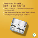 Cremă ULTRA hidratantă, cu SPF 15 și acid hialuronic