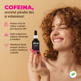 Ser pentru stimularea creșterii părului, cu cofeină și plante BIO