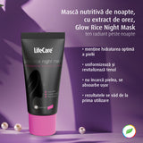 Masca nutritivă de noapte, cu extract de orez, Glow Rice Night Mask