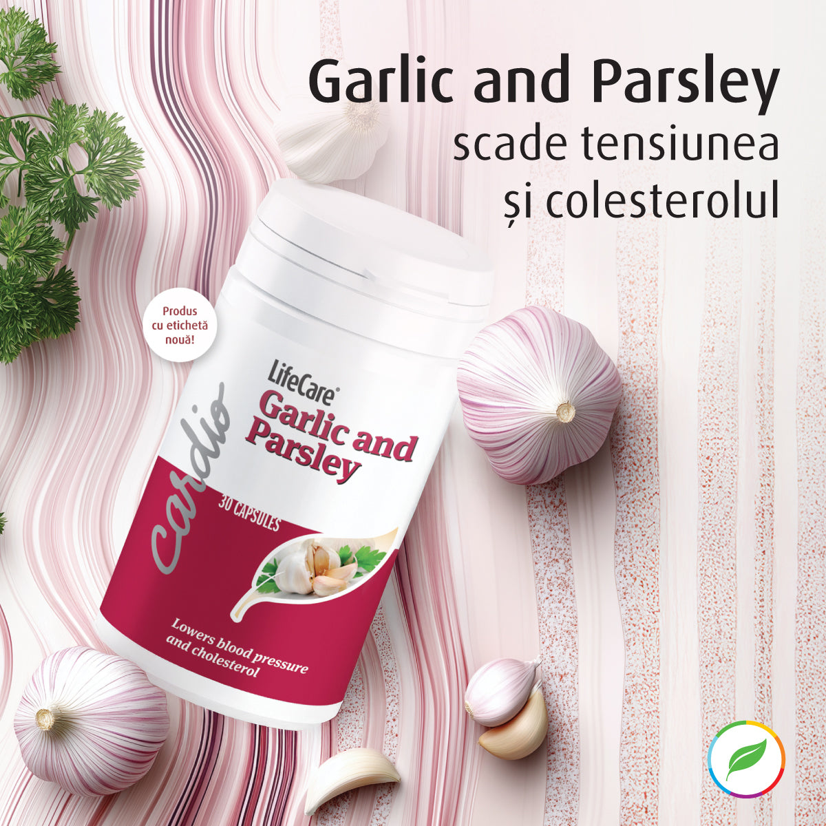 Garlic and Parsley, susține sănătatea cardiovasculară