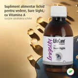 Sure Sight, cu Vitamina A, supliment alimentar lichid pentru vedere