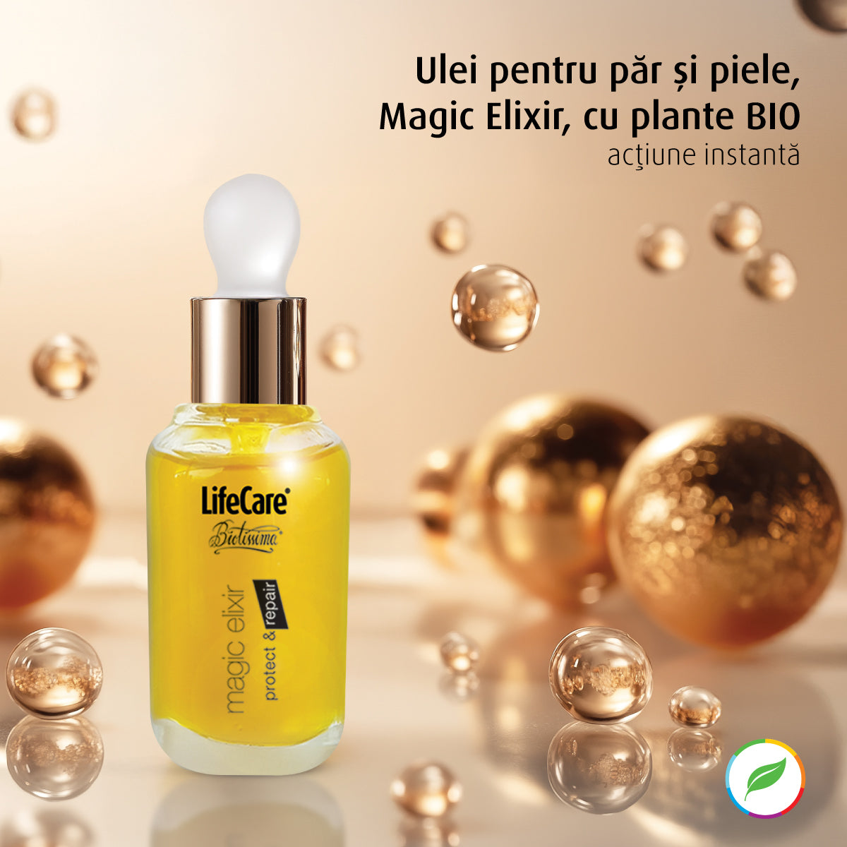 Magic Elixir, with organic plants, hair oil and skin
