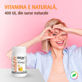 Vitamina E naturală, 400 UI, antioxidant puternic