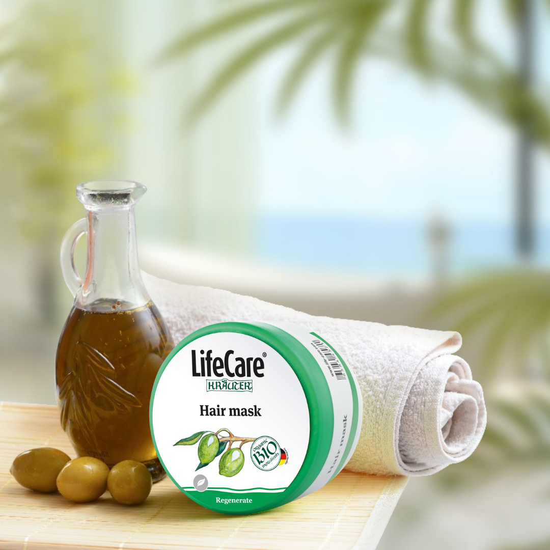 Mască de păr, cu ulei de măsline BIO