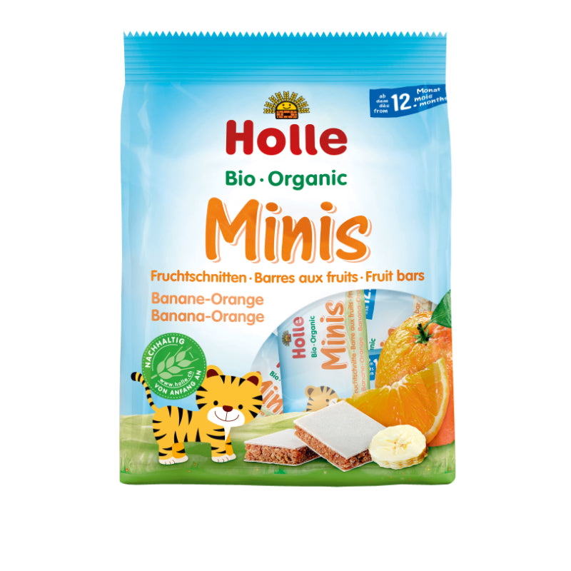 ECO Batoane mini cu banane si portocale 100g