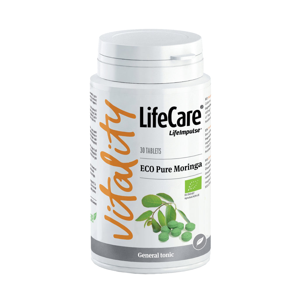Pure Moringa Ecologică pentru Energie și Imunitate | – LIFE CARE