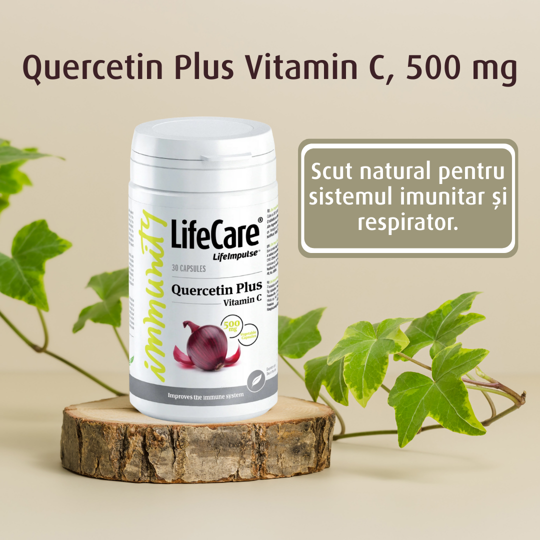 Quercetin Plus Vitamin C, 500 mg