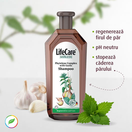 Șampon PHYTELENE COMPLEX, cu usturoi și plante BIO