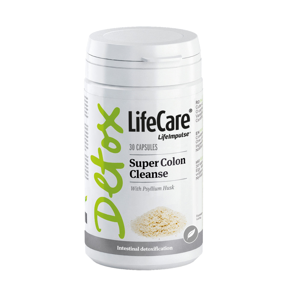 Super Colon Cleanse, cu tărâțe BIO de Psyllium