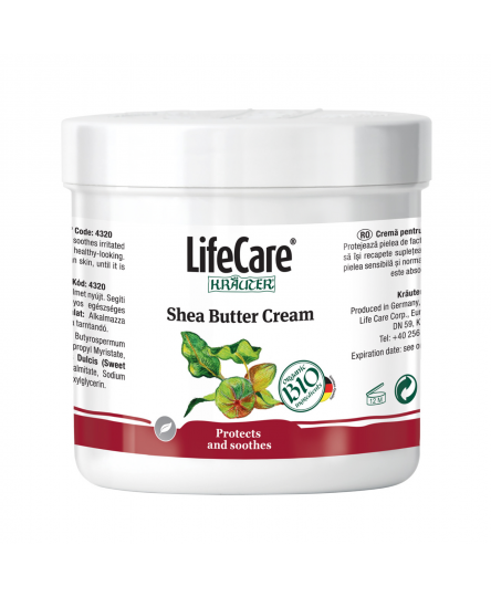 Crema pentru corp, cu unt de Shea si plante BIO, Life Care®
