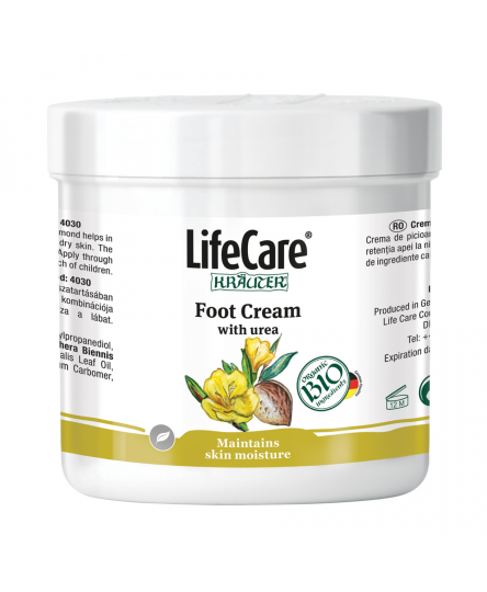 Crema pentru picioare, cu uree si plante BIO, Life Care®