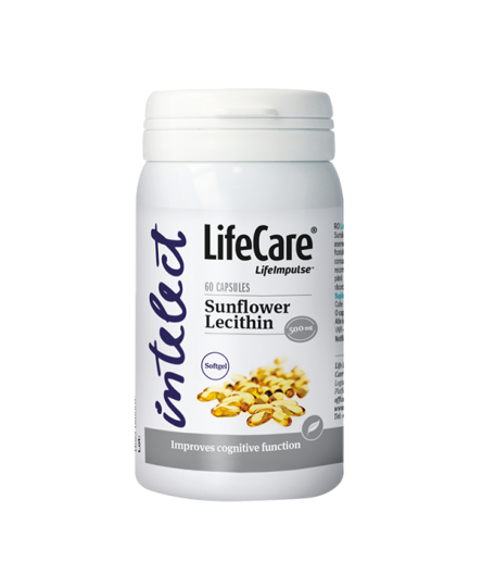 Lecitina din seminte de floarea soarelui, capsule moi, Life Care®