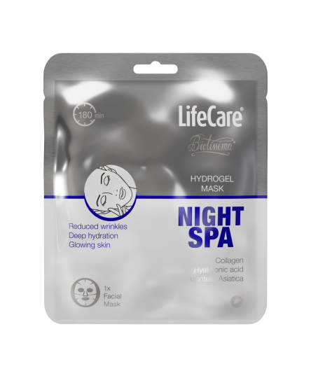 Masca hidrogel cu colagen, NIGHT SPA, Life Care®