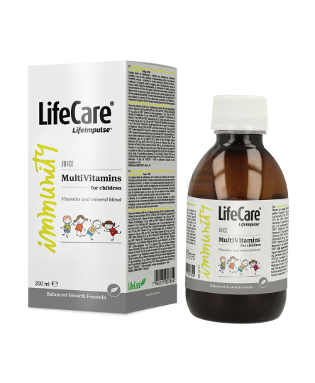 Supliment alimentar lichid pentru copii, MultiVitamine, cu vitamine si minerale, Life Care®