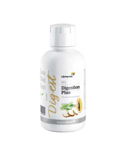 Supliment lichid digestie, Digestion Plus, cu Aloe Vera si papaya BIO, Life Care®