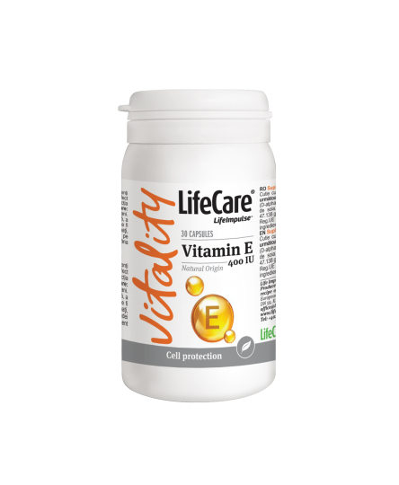 Vitamina E naturala 400 UI, Life Care®