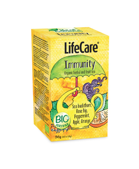 Ceai Eco din plante si fructe, pentru imunitate, Life Care®