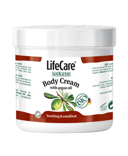 Crema pentru corp, cu ulei de argan BIO, Life Care®