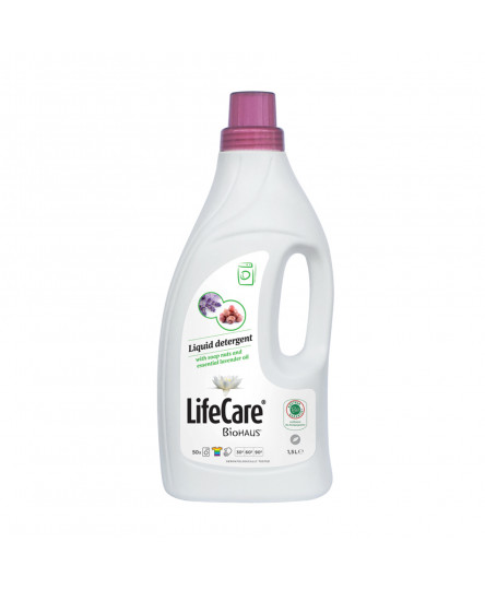 Detergent BIO lichid, cu nuci de sapun si ulei esential de lavanda, Life Care®