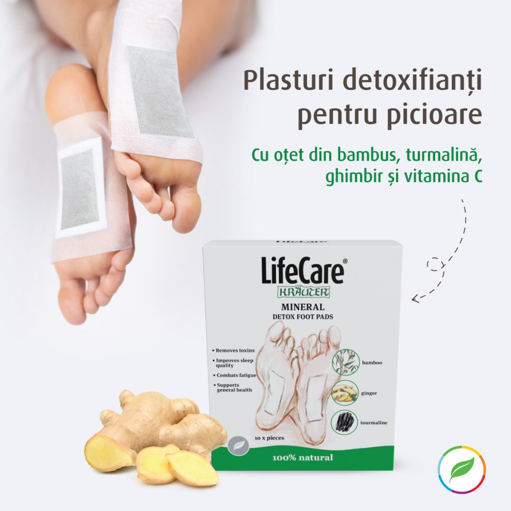 Plasturii detoxifianti pentru picioare MINERAL Life Care